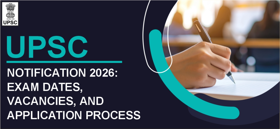 UPSC Notification 2026: Exam Dates, Vacancies, and Application Process