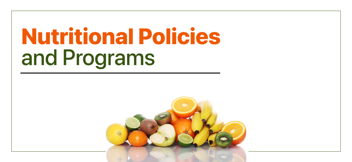 Nutritional Policies And Programs