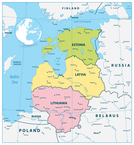 map of baltic states Baltic Nations Drishti Ias map of baltic states