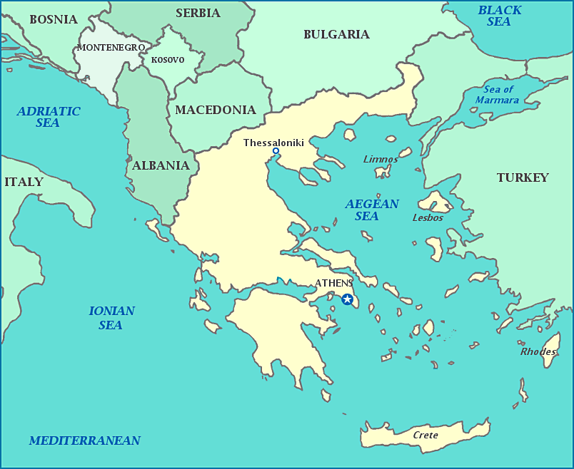 aegean sea location on world map Aegean Sea Litter aegean sea location on world map