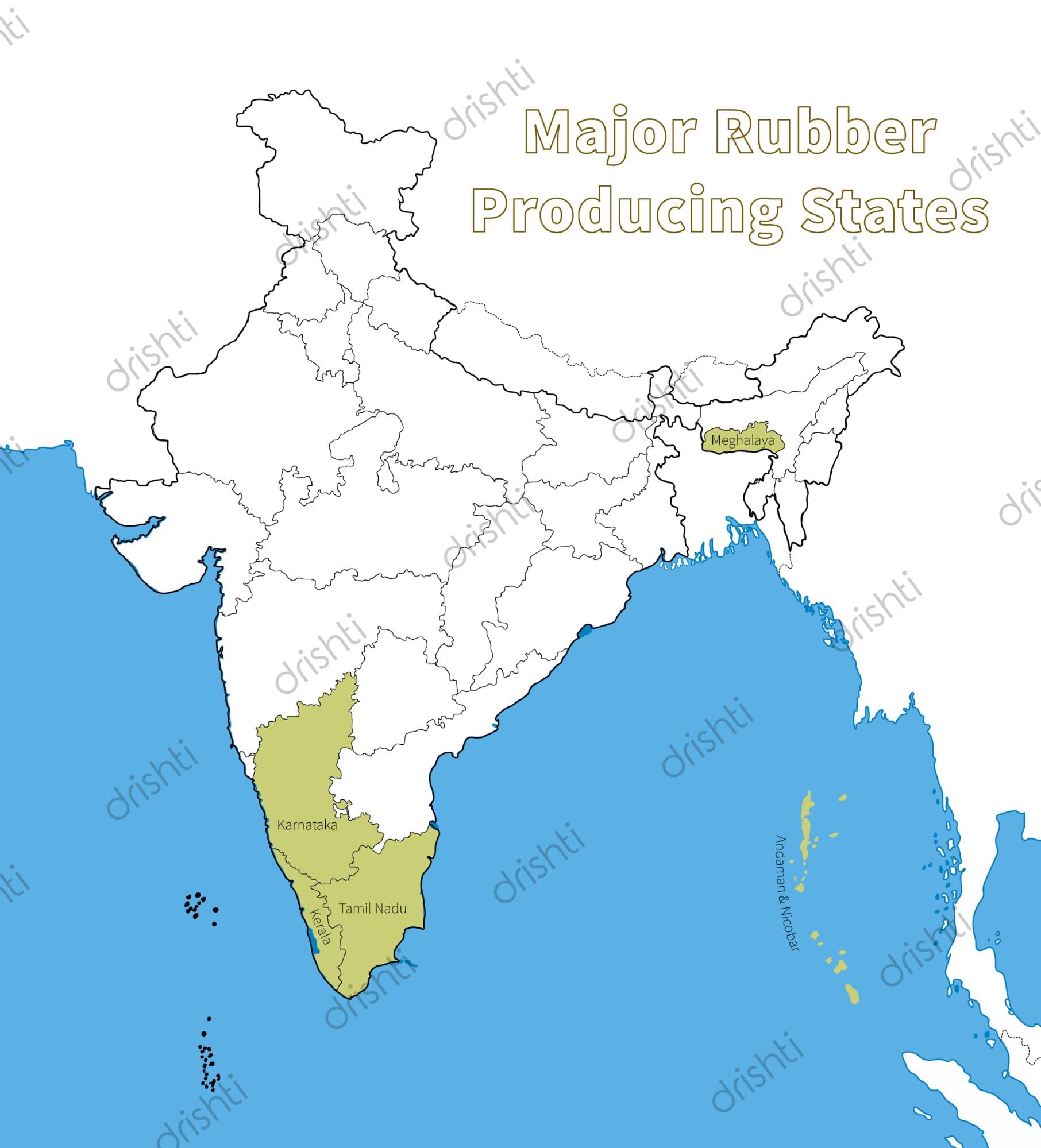 Major Areas Of Rubber In India Map Lupon gov ph