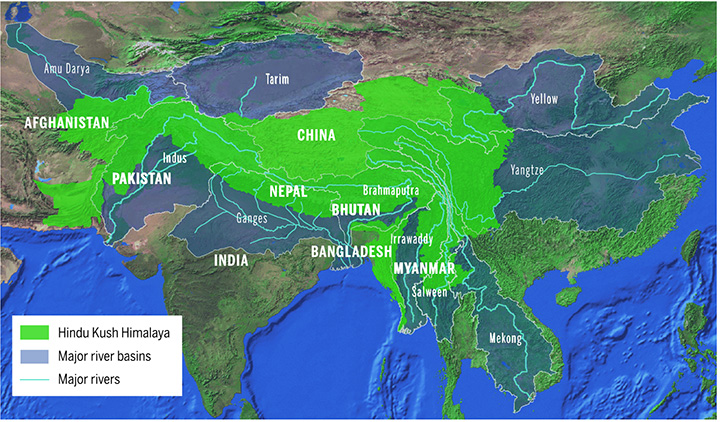 Hindu Kush Himalayan Mountains