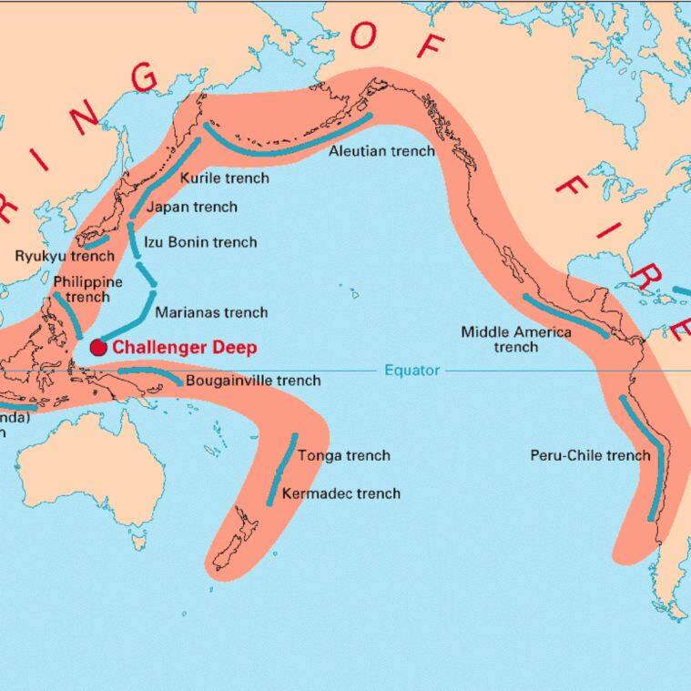 UPSC World Mapping -Pacific Ring Of Fire | Plate tectonic theory | Abhinav  Bohre | StudyIQ IAS Hindi - YouTube